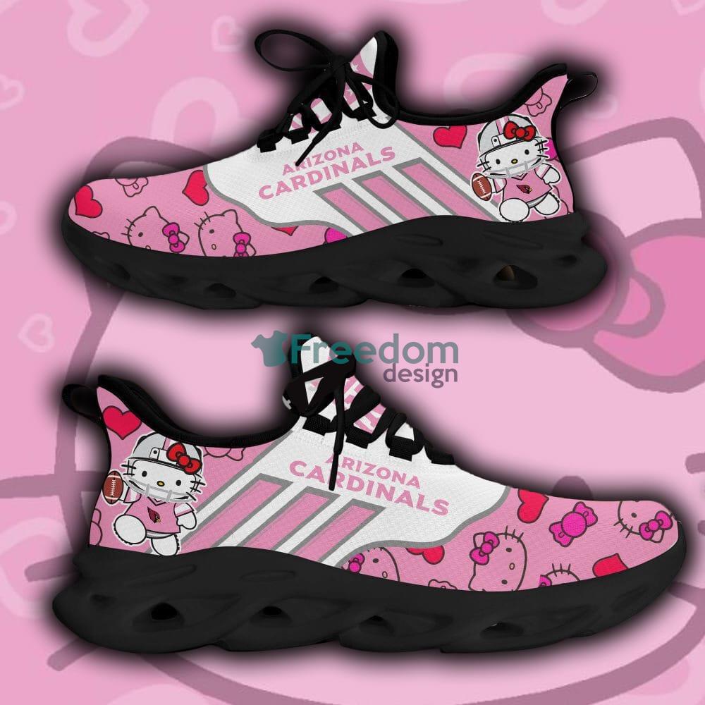 Arizona Cardinals NFL Hello Kitty Pink Lovely Max Soul Shoes Gift For  Family Running Sneakers - Freedomdesign