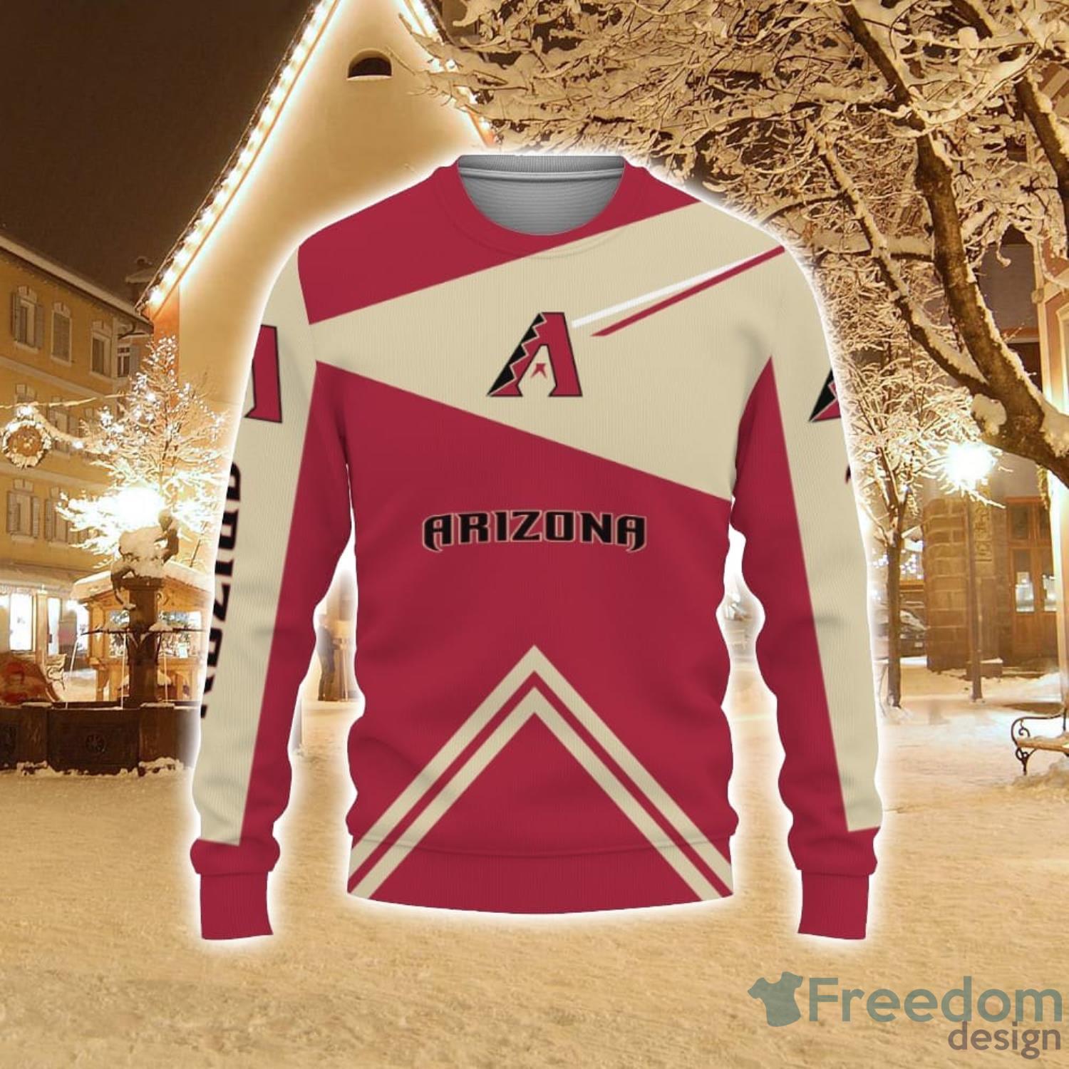 Arizona Diamondbacks Custom New Uniforms For Fan Gear Funny 3D Sweater For  Men And Women Gift Christmas - Freedomdesign