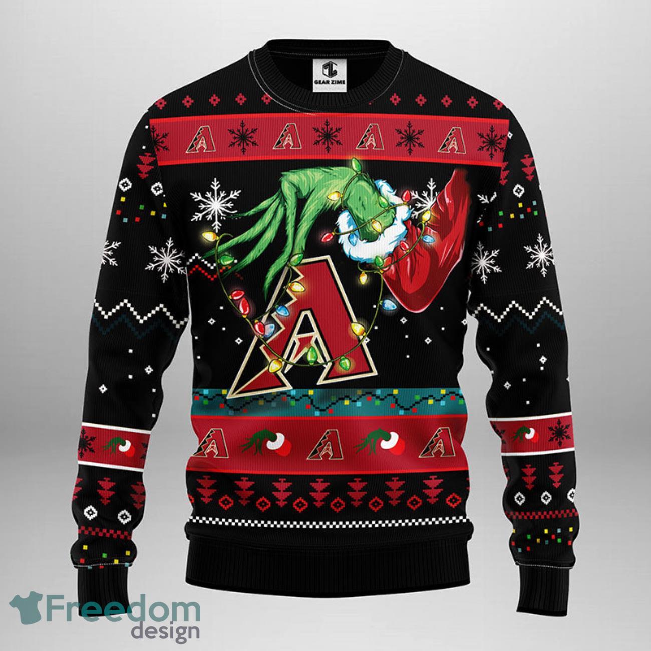 Arizona Diamondbacks Custom New Uniforms For Fan Gear Ugly Xmas Sweater -  Freedomdesign