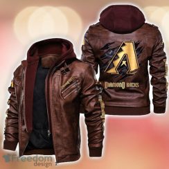 Arizona Diamondbacks Leather Jacket For Fans Product Photo 2