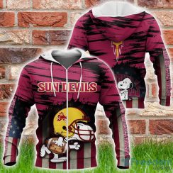 Arizona State Sun Devils NCAA2 Snoopy Sports Hoodie For Fans Product Photo 3