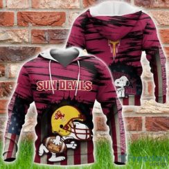 Arizona State Sun Devils NCAA2 Snoopy Sports Hoodie For Fans