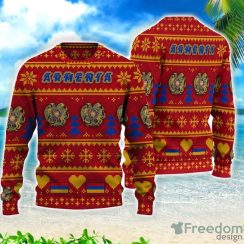 Armenia Christmas All Over Printed 3D Sweater Christmas Gift