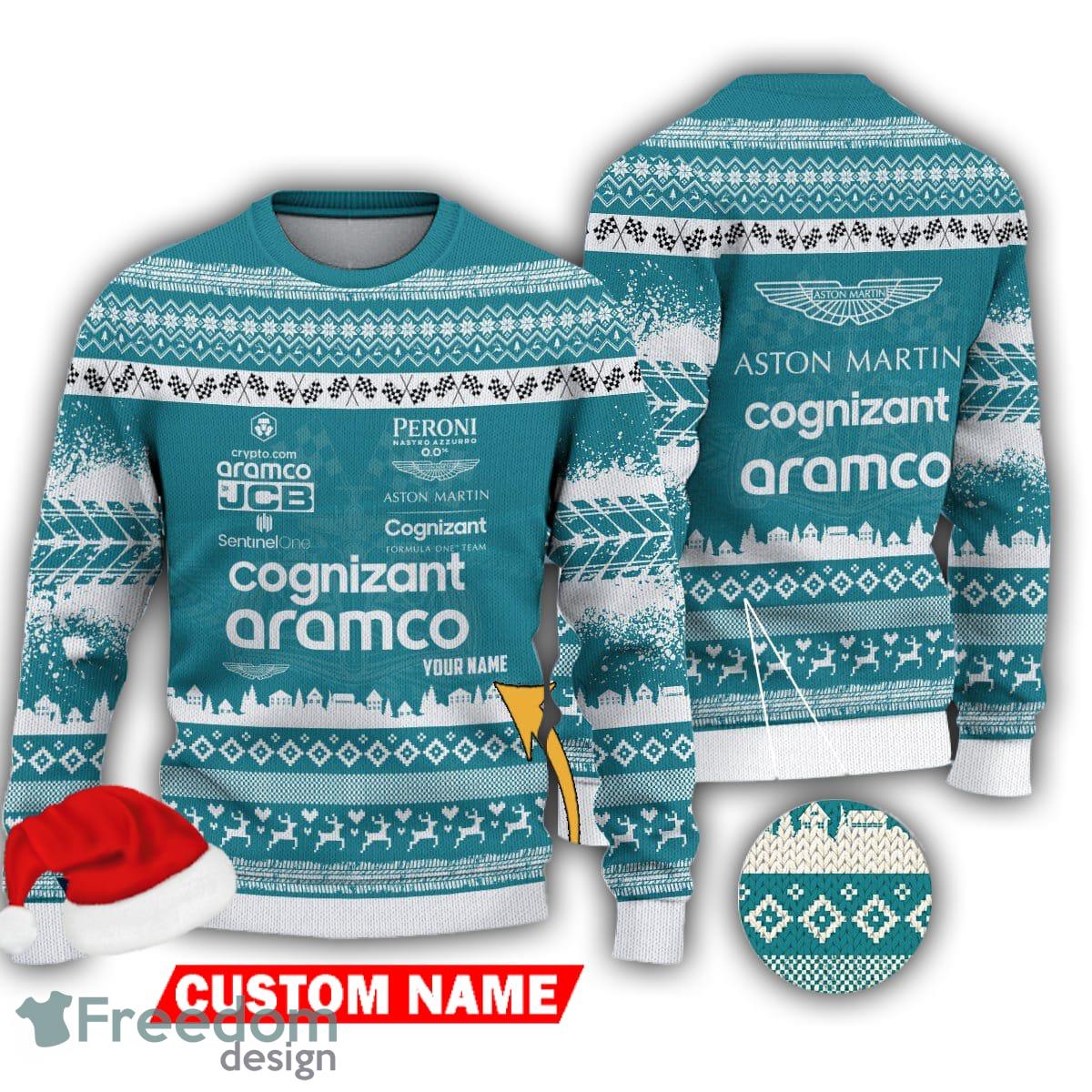 F1 Formula One Teams Christmas Sweater Lightweight Ugly Sweater