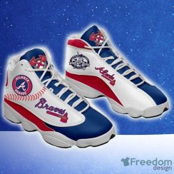AtIanta Braves Baseball Team Air Jordan 13 Shoes Gift Fans Sports Sneaker For Men And Women