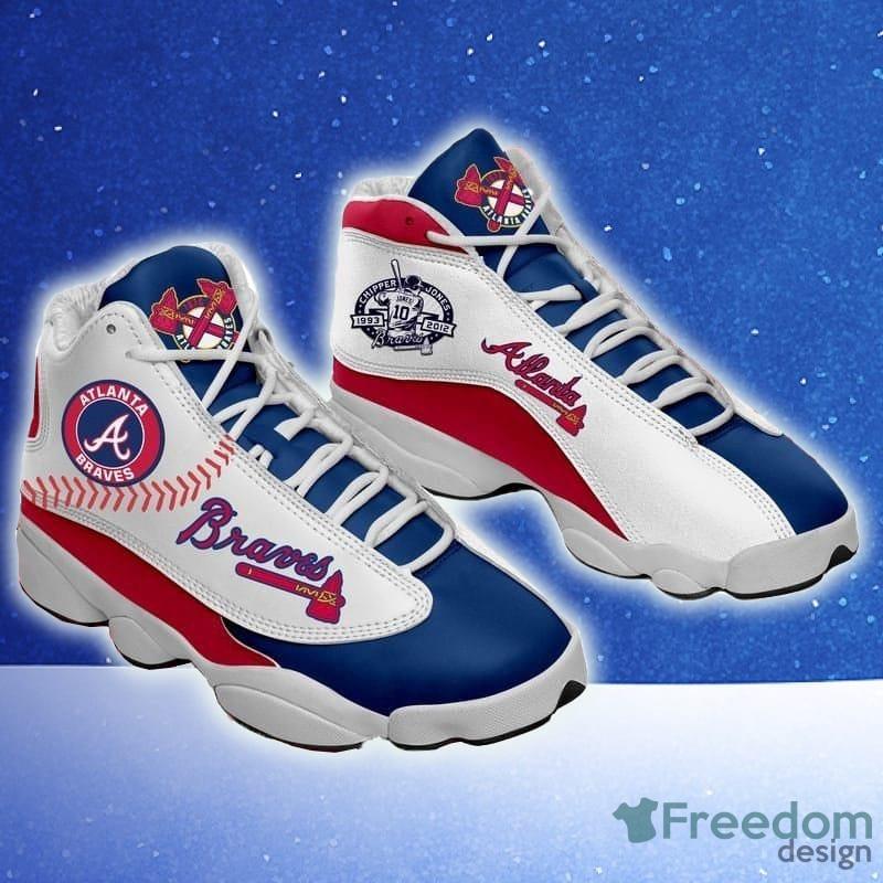 Atlanta Braves Sport Team Air Jordan 13 Shoes For Men And Women - Banantees