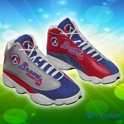 AtIanta Braves Team Air Jordan 13 Shoes Gift Fans Sports Sneaker For Men And Women