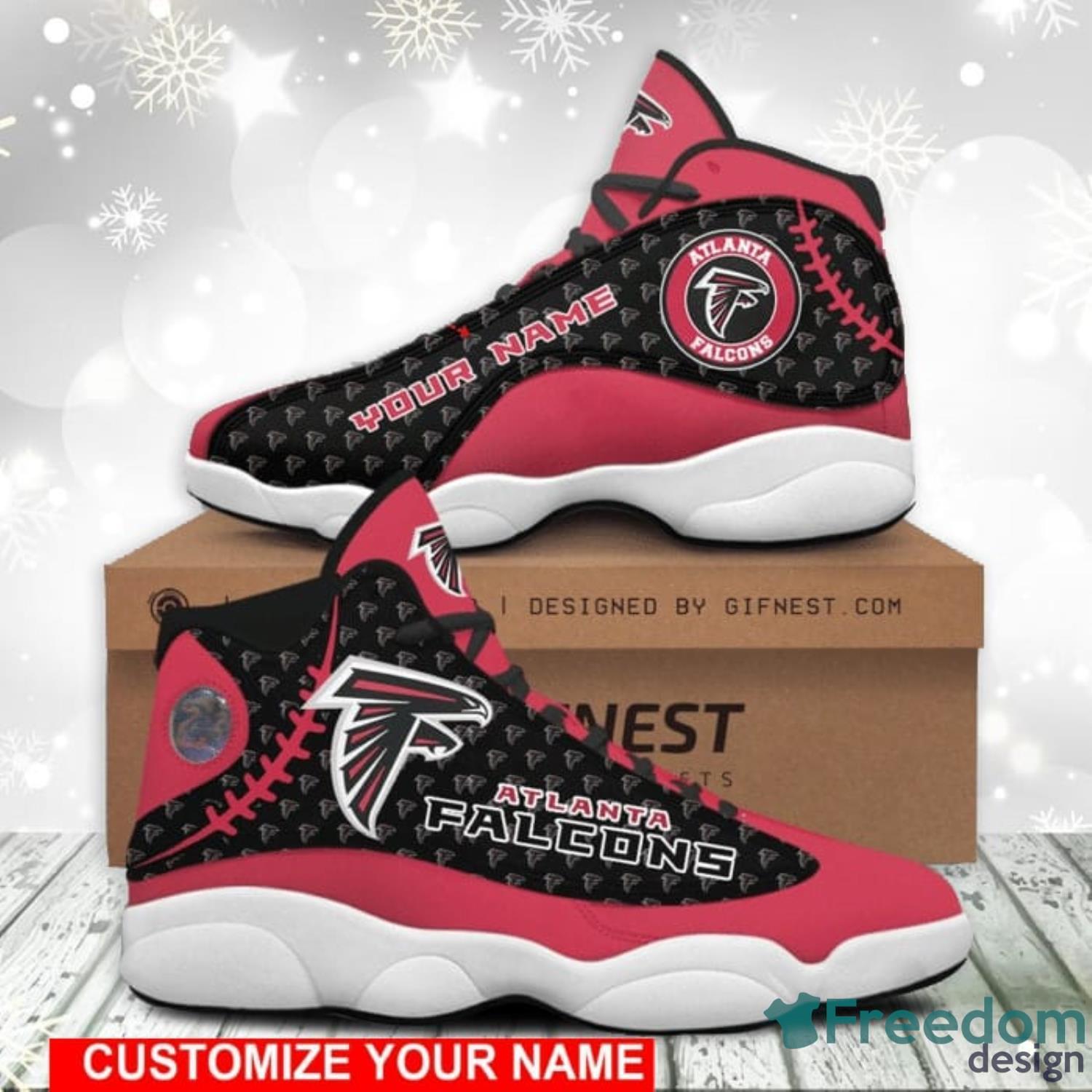 Limited Edition] NFL Atlanta Falcons Custom Nike Air Force Sneakers