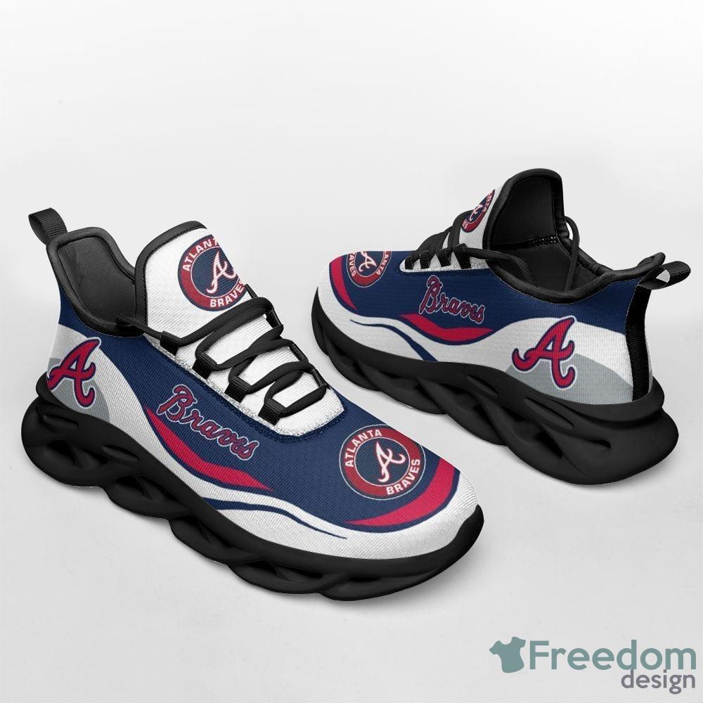 Atlanta Braves Custom Sneakers Atlanta Braves MLB Shoes MLB Tennis