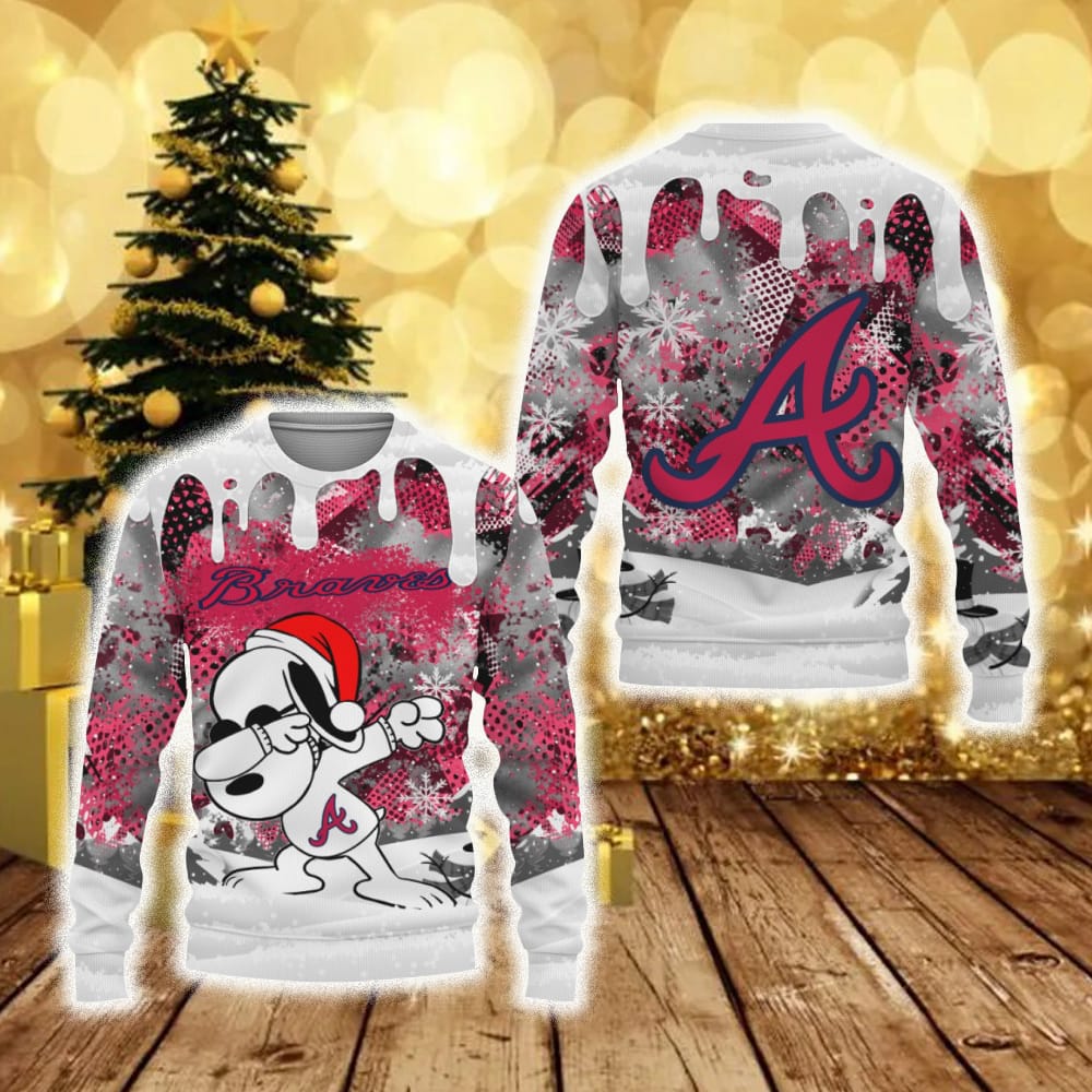 Snoopy And Friends Merry Atlanta Braves Christmas Shirt - High-Quality  Printed Brand