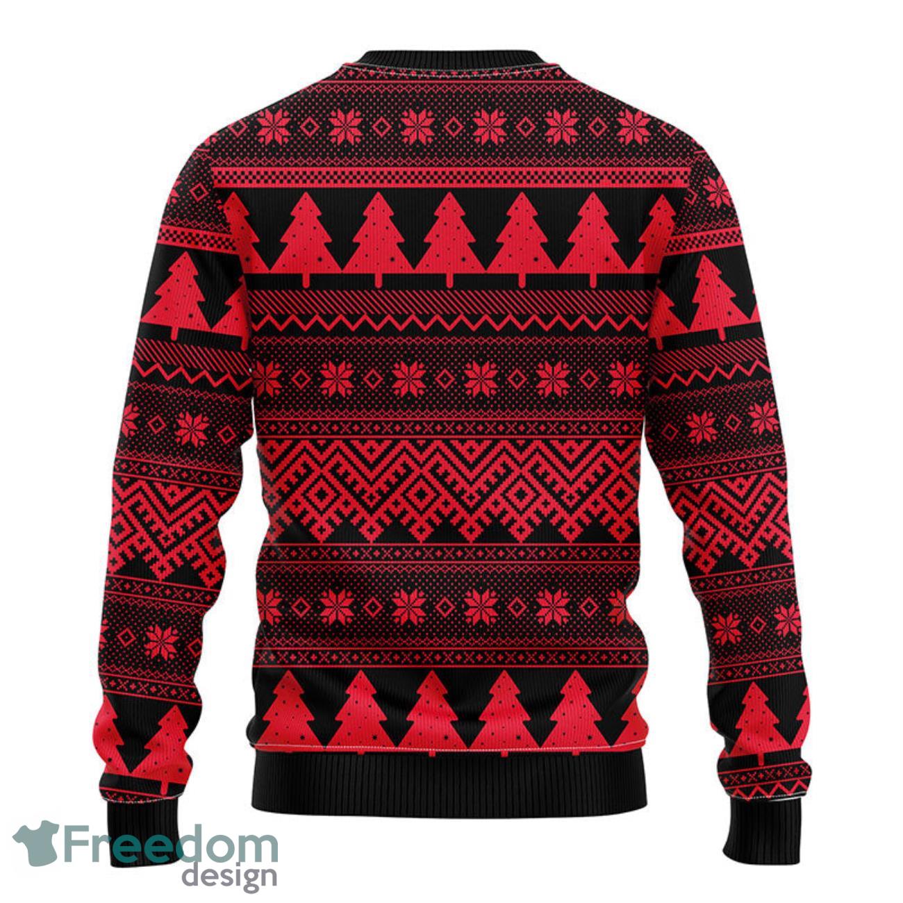 Atlanta Falcons Christmas Skull Pattern Ugly Christmas Sweater -  Freedomdesign