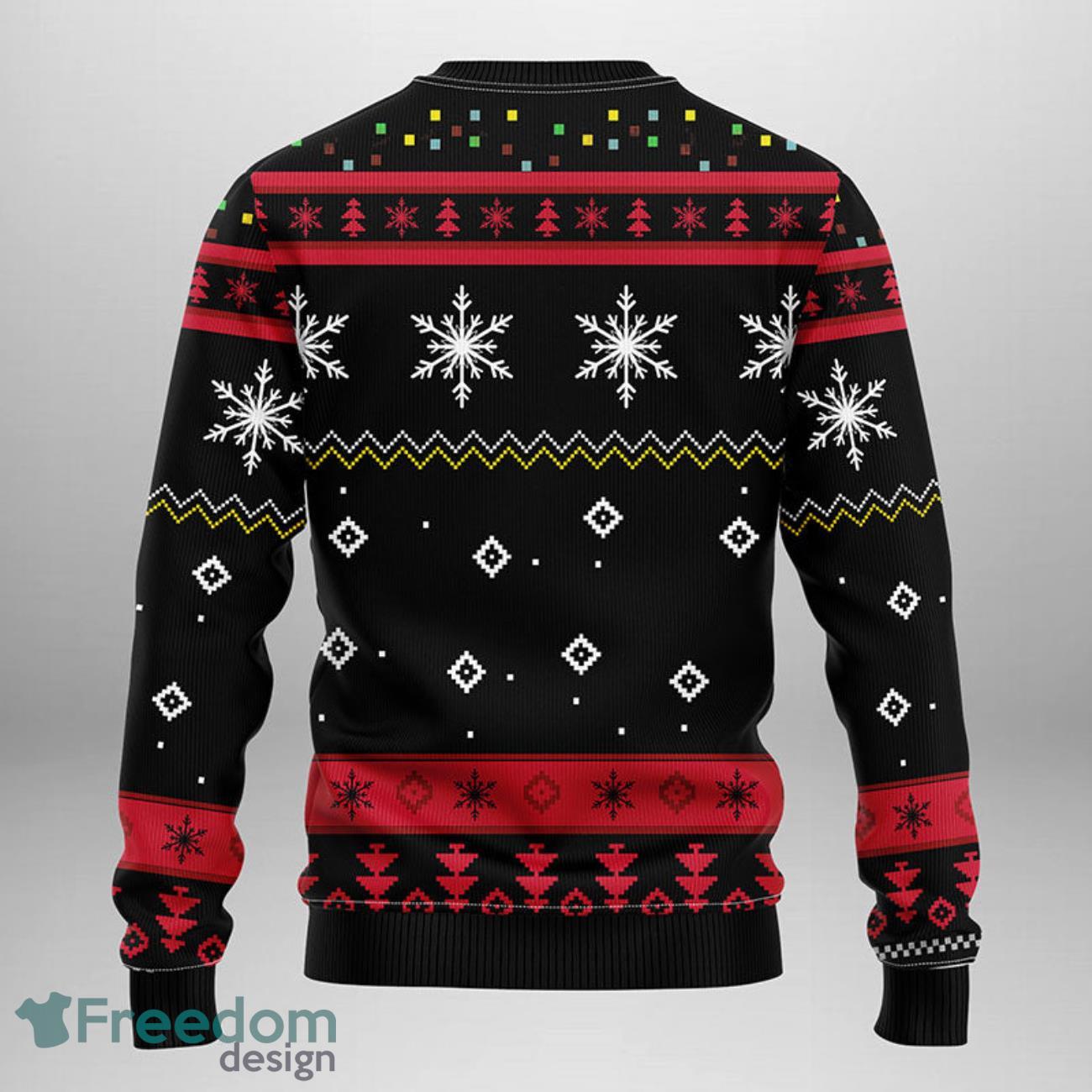 Atlanta Falcons Grinch Hug Christmas AOP Sweater