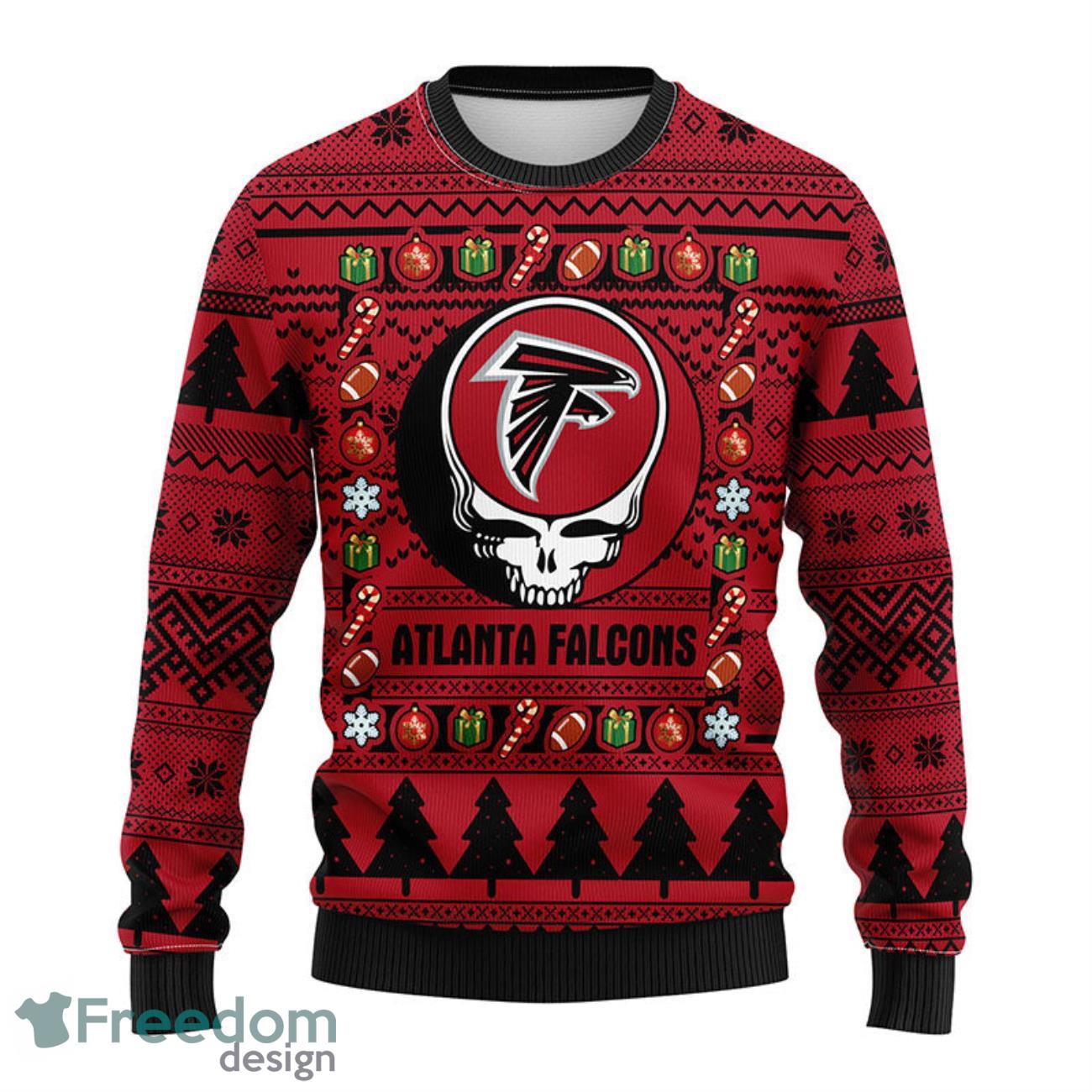 Atlanta Falcons Fans Reindeers Pattern Ugly Christmas Sweater Gift -  Freedomdesign