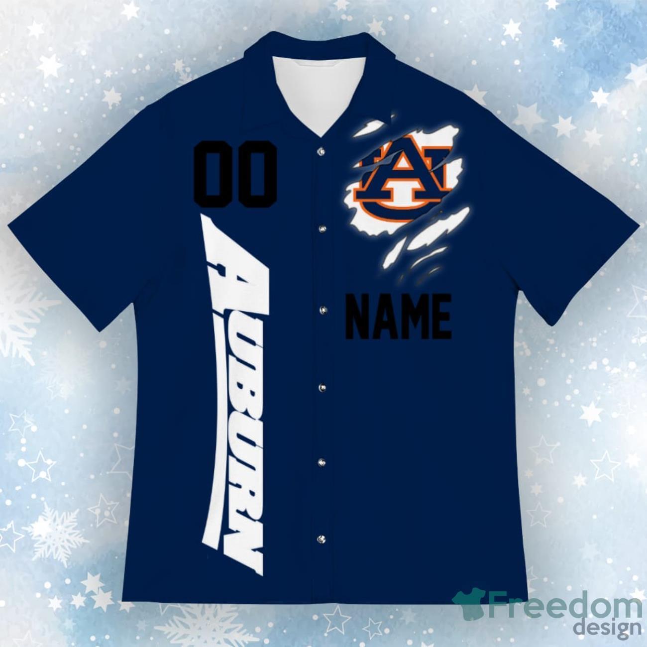 AUBURN TIGERS FOOTBALL CUSTOMIZED BASEBALL JERSEY S-5XL-S