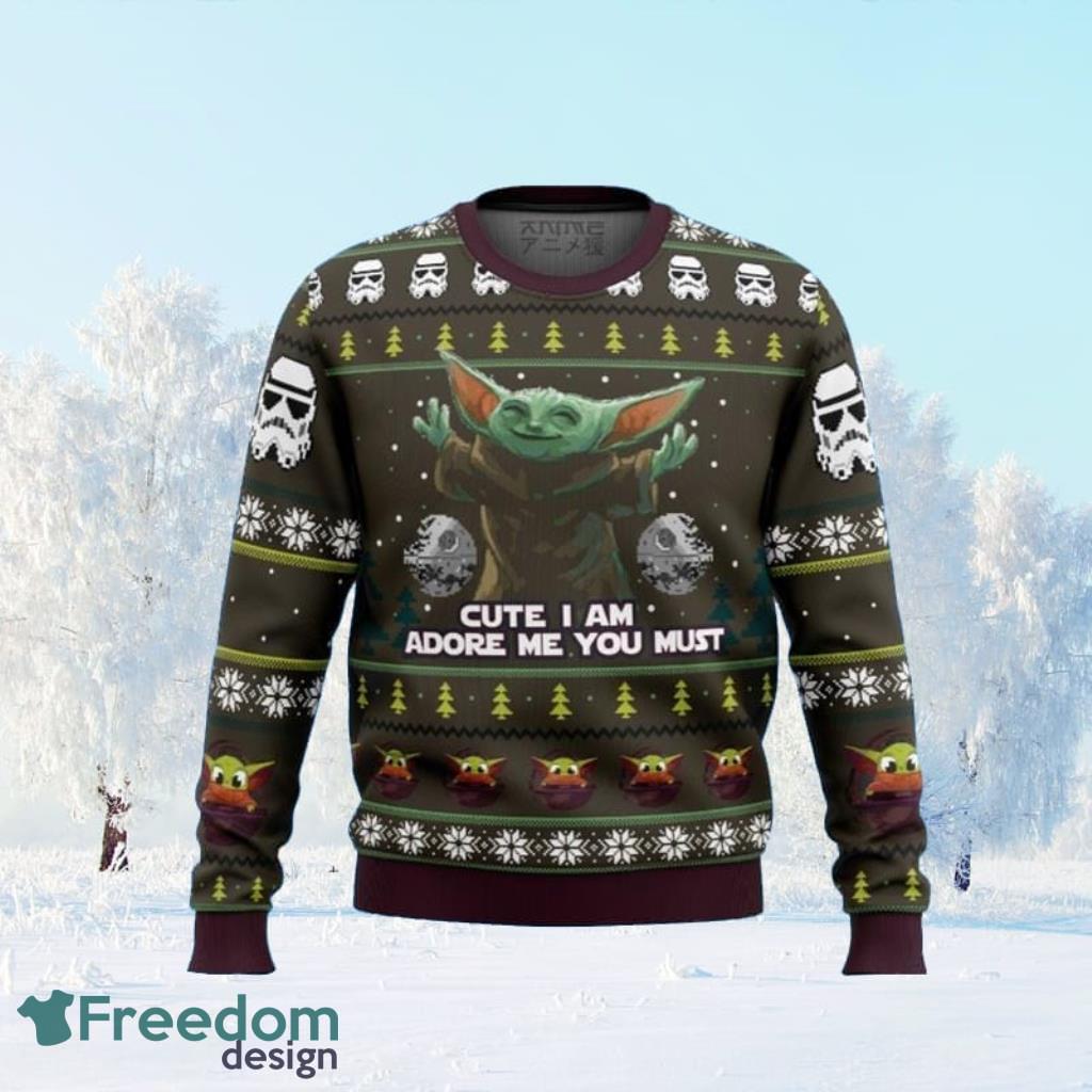 Los Angeles Dodgers Baby Yoda Ugly Christmas Sweater - Freedomdesign