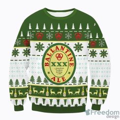 Ballantine XXX Ale AOP Ugly Christmas Sweater Christtmas Holiday Gift Gift