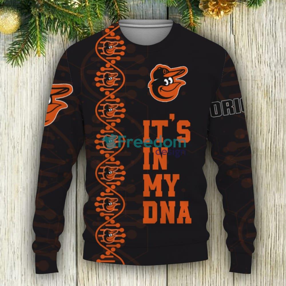 MLB Baltimore Orioles Grateful Dead Fleece 3D Sweater For Men And