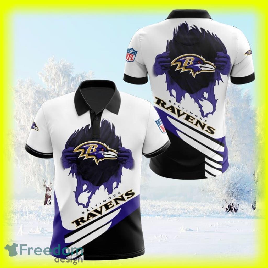 Baltimore Ravens Hip Hop Skull Cool Logo Snapback 3d Designed For Baltimore  Ravens Fan Polo Shirt All Over Print Shirt 3d T-shirt - Teeruto