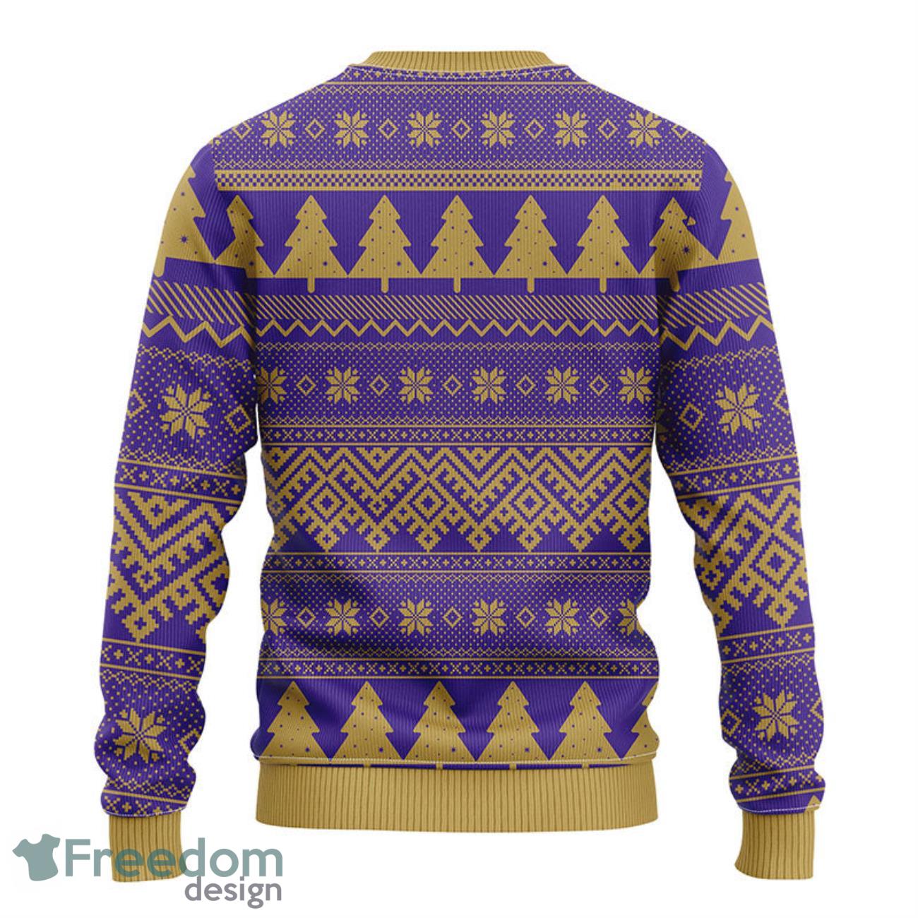 Baltimore Ravens Basic Pattern Knitted Sweater For Christmas - Freedomdesign