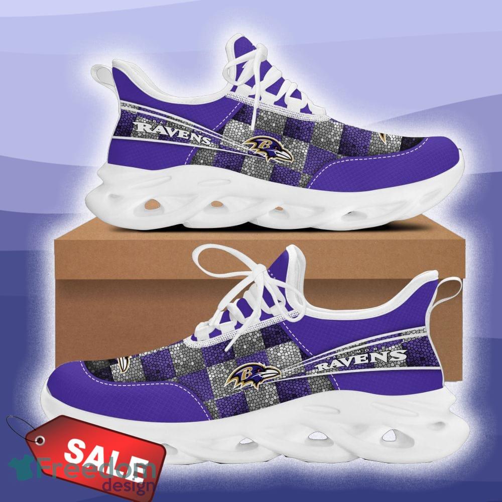 Baltimore Ravens Personalized Name Clunky Sneakers Special Gifts For Fans