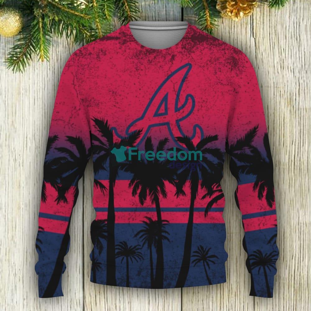 New Let's Go Atlanta Braves Ugly Christmas Sweater - Teeholly