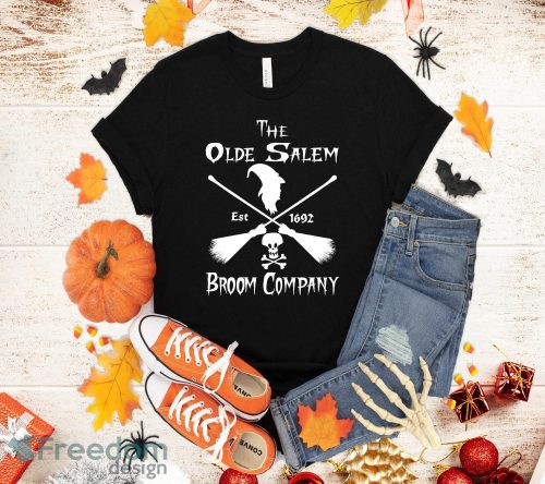 Basic Witch Salem Broom Company Halloween Witches Spell T-Shirt Halloween Gift Product Photo 1