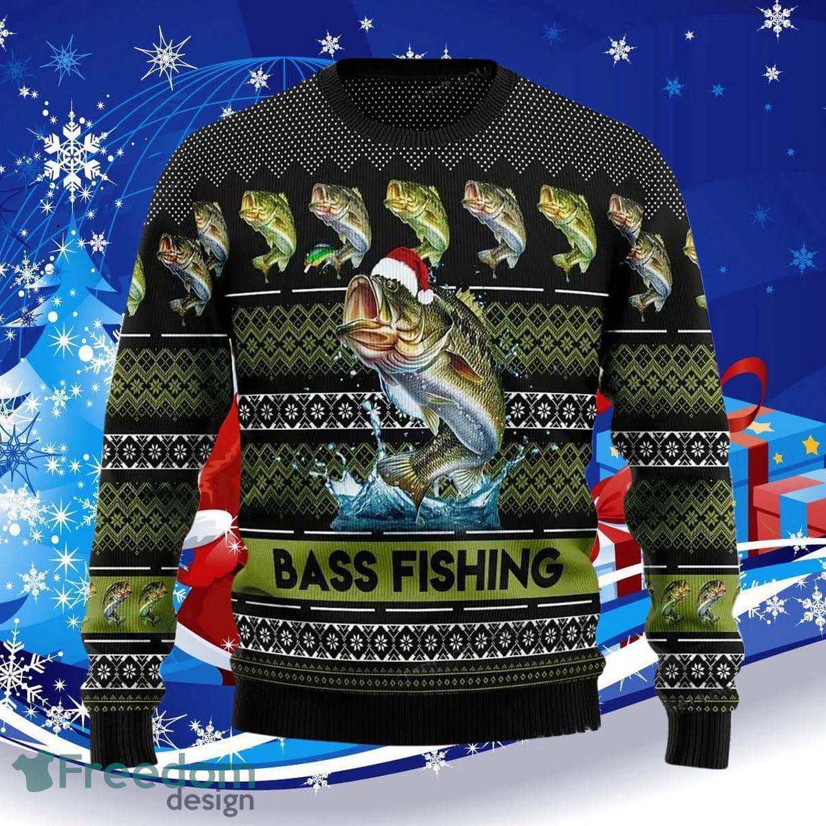 Bass Fishing Ugly Christmas Sweater Special Gift For Men Women -  Freedomdesign