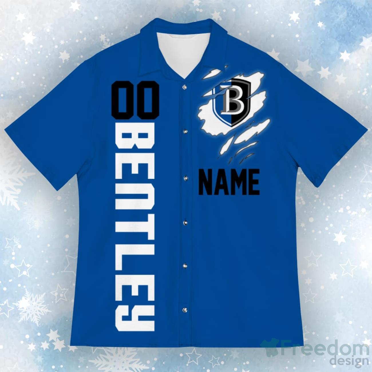 Toronto Blue Jays New Trends Custom Name And Number Christmas Hawaiian Shirt  - Freedomdesign