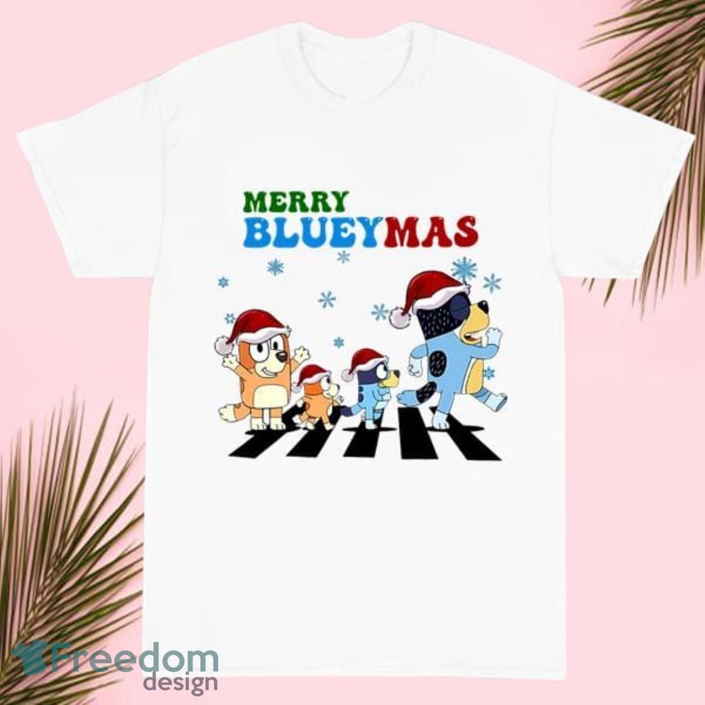 Bluey T-shirt Adorable Kids Cute Fashion Bluey Family 