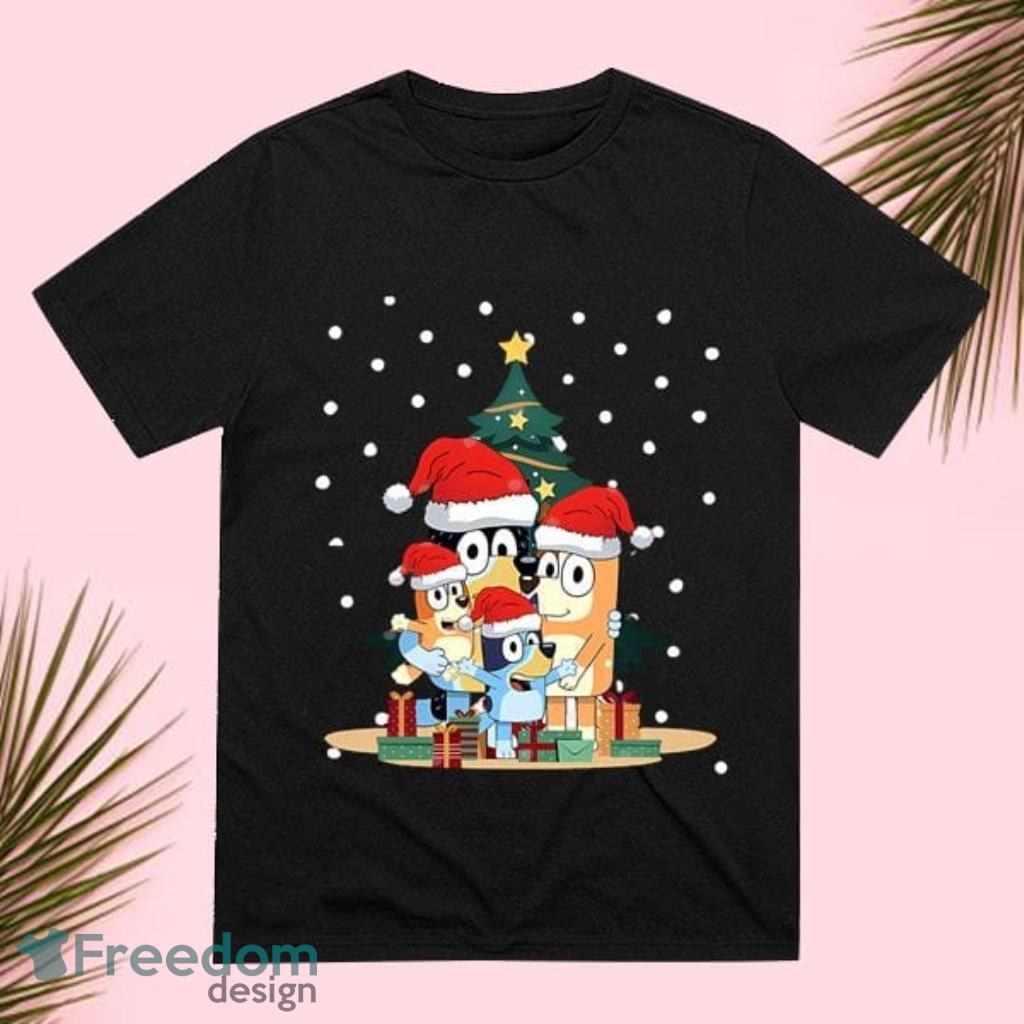 Bluey T-shirt Adorable Kids Cute Fashion Bluey Family 