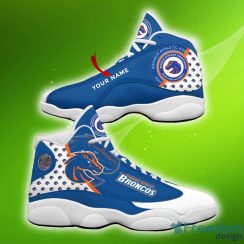 Boise State Broncos Runway Custom Name Air Jordan 13 Gift Fans Sports Sneaker