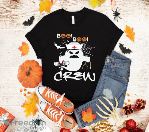 Boo Boo Crew Funny Ghost EMS EMT Paramedic Nurse Halloween T-Shirt Halloween Gift Sweatshirt Hoodie Product Photo 1