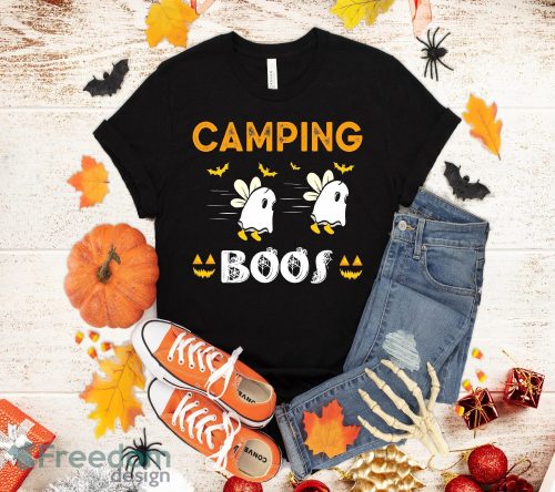 Boos Camping Halloween T-Shirt Halloween Gift Costume- Camping and Boos Sweatshirt Hoodie Product Photo 1