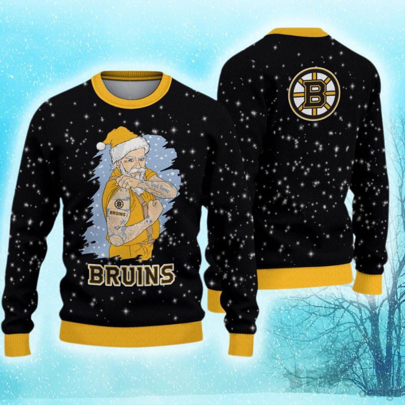 Boston Bruins Fans Skull Holidaywear Knitted Christmas Sweater -  Freedomdesign
