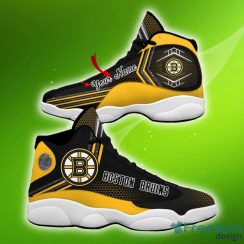 Boston Bruins Runners Custom Name Air Jordan 13 Gift Fans Sports Sneaker