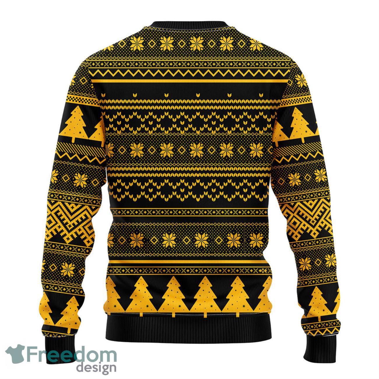 Boston Bruins Tree Ugly Christmas Fleece Sweater Boston Bruins Tree Ugly Christmas Fleece Sweater Product Photo 3
