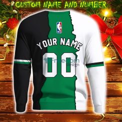 Boston Celtics NBA Custom Number And Name 3D Sweatshirt For Fans AOP Christmas Gift Sweater - Boston Celtics Personalized NBA 3D Sweatshirt Photo 6