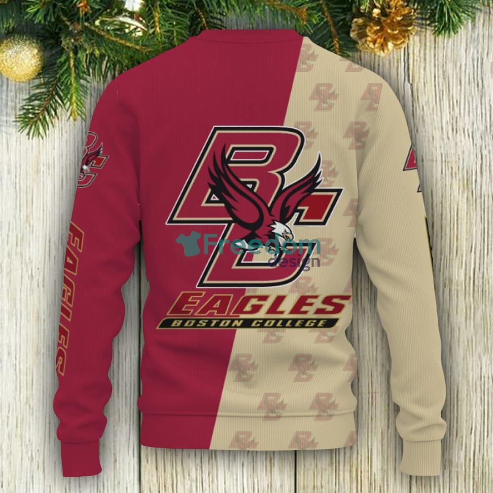 Youth Boston College Eagles Red Custom Hockey Jersey
