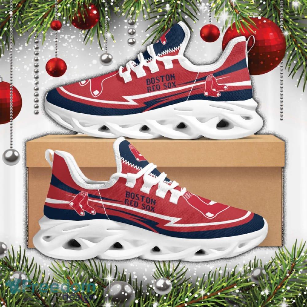 Boston Red Sox Striped Max Soul Shoes Running Shoes For Men And Women