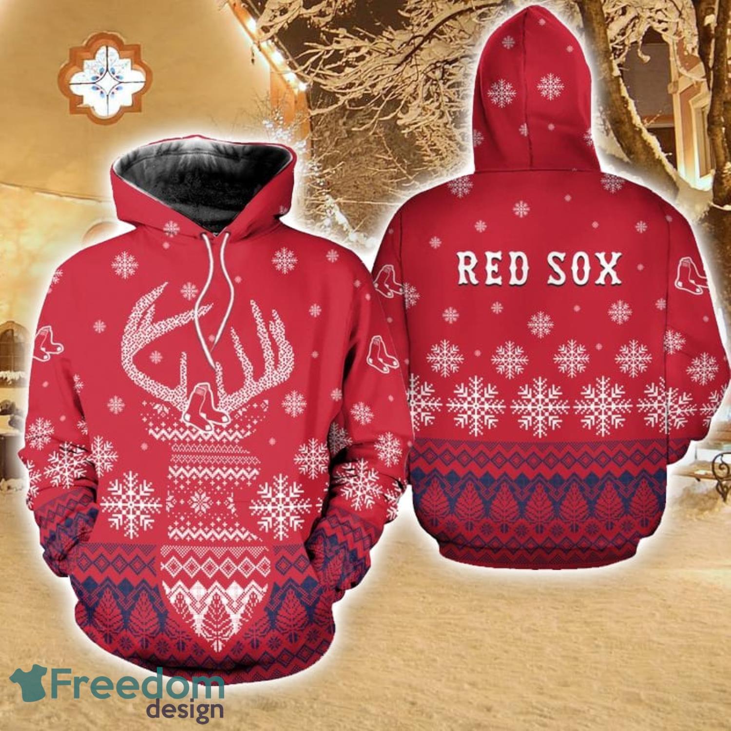 Boston Red Sox Hoodie 3D Mascot Red Sox Gift - Personalized Gifts: Family,  Sports, Occasions, Trending