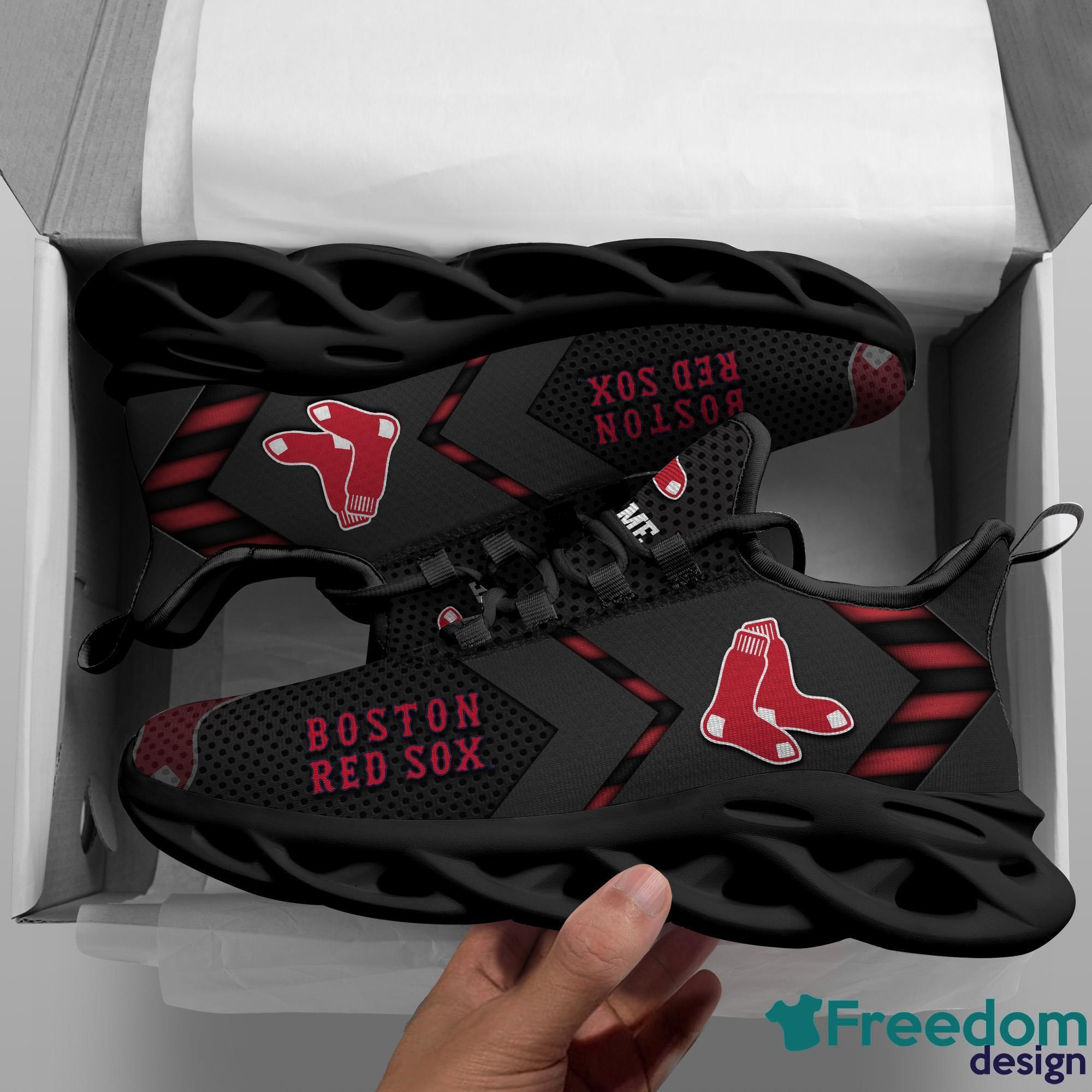 MLB Boston Red Sox Black Reze Sneakers