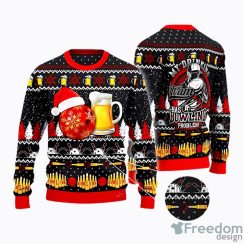 Bowling And Beer Ugly Christmas Sweater Men And Women Holiday Gift