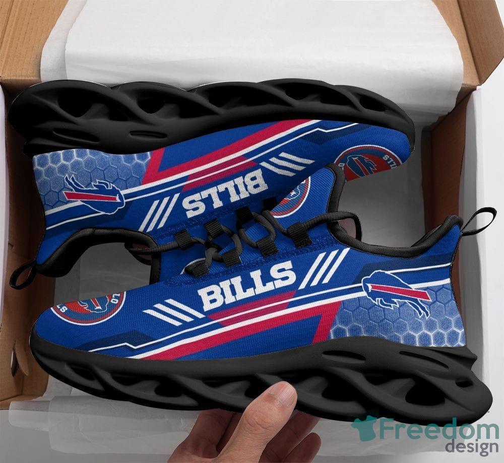 Buffalo Bills NFL Red Blue Color Max Soul Shoes