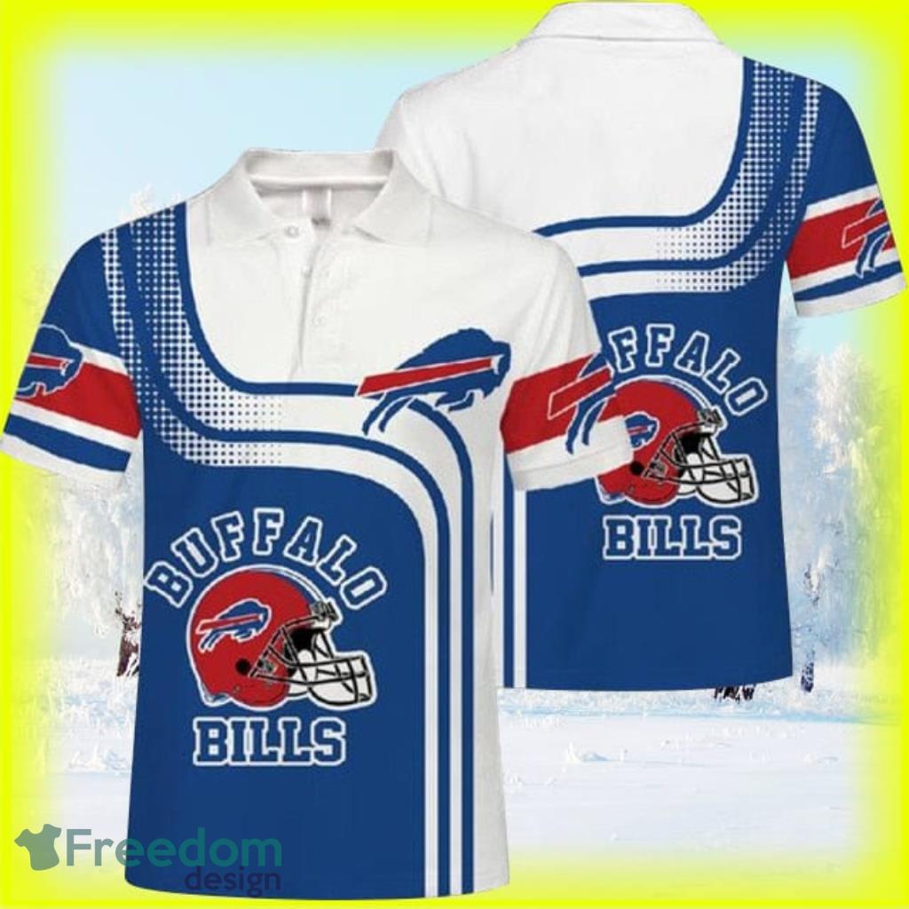 Custom Name NFL Football Buffalo Bills Logo Golf Polo Shirt For Men And  Women - Freedomdesign