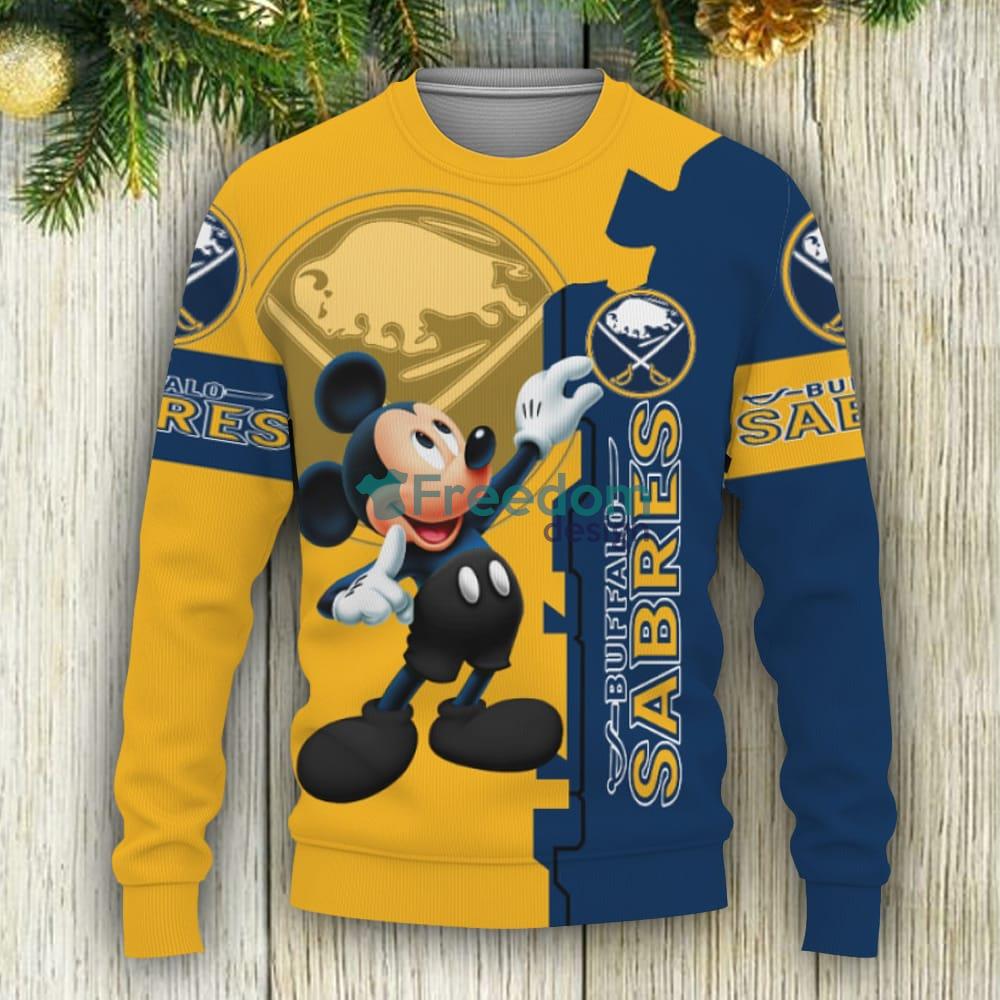 NHL Buffalo Sabres Grinch & Scooby-Doo Ideas Logo Ugly Christmas Sweater  For Fans - Banantees