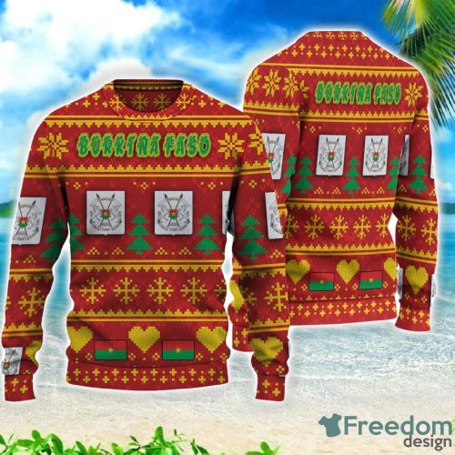 Burkina Faso Merri Christmas Gift 3D All Over Printed 3D Sweater Product Photo 1