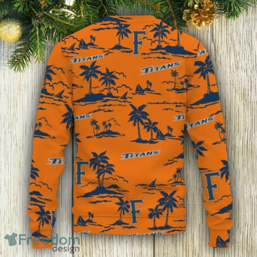 Cal State Fullerton Titans Aloha Hawaii Beach Ugly Xmas Sweater - Cal State Fullerton Titans Aloha Hawaii Beach Ugly Christmas Sweater Photo 4