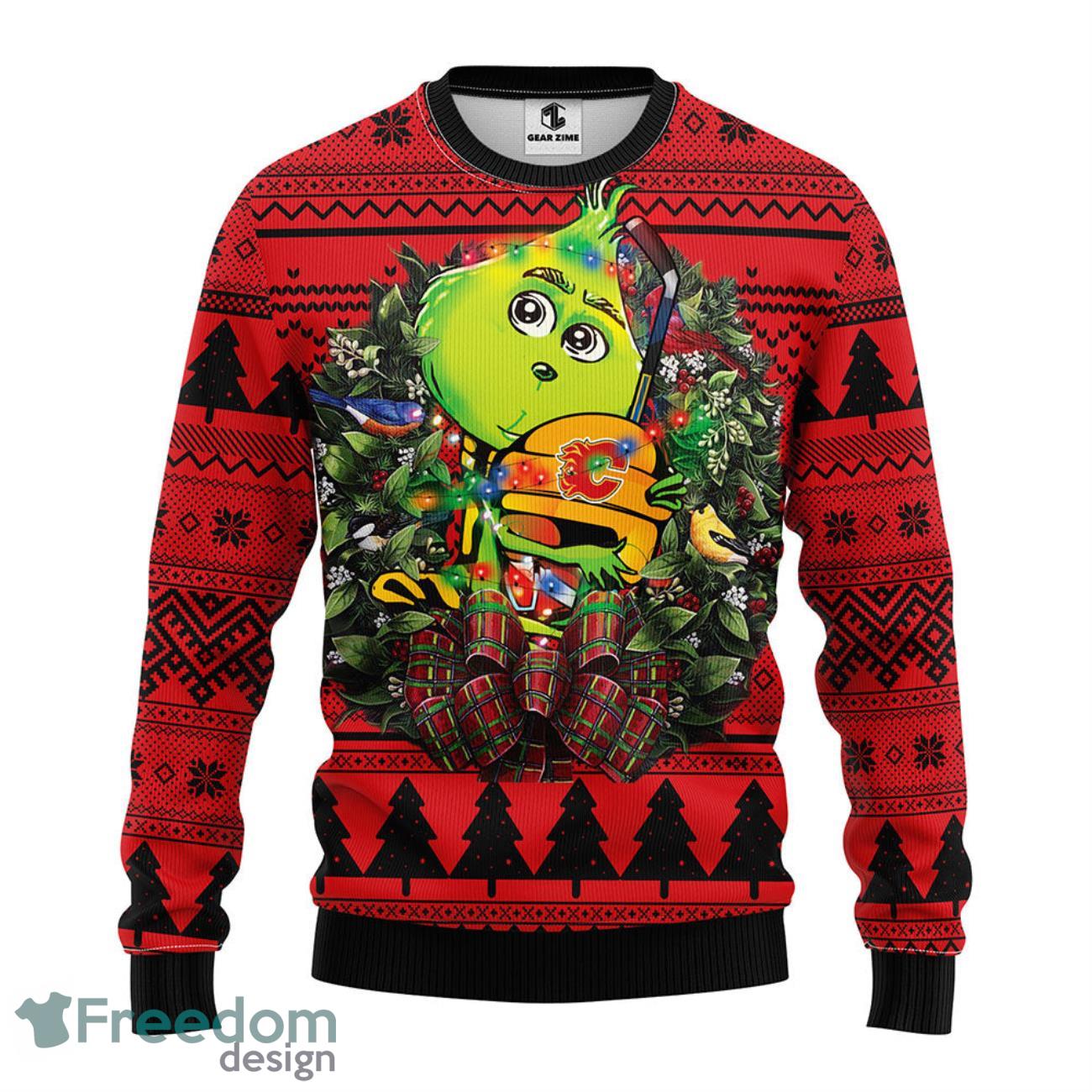 Calgary Flames - Yep, there are women's #Flames ugly Christmas sweaters  this year! Get your Flames ugly Christmas sweater online ~