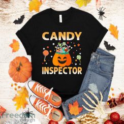 Candy Inspector Shirt Halloween Funny Gifts Mens Womens T-Shirt Halloween Gift