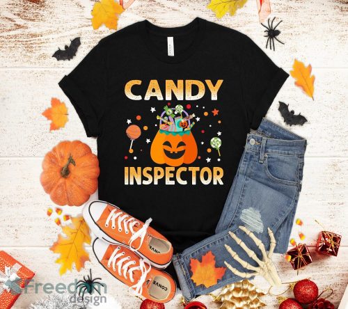 Candy Inspector Shirt Halloween Funny Gifts Mens Womens T-Shirt Halloween Gift Product Photo 1